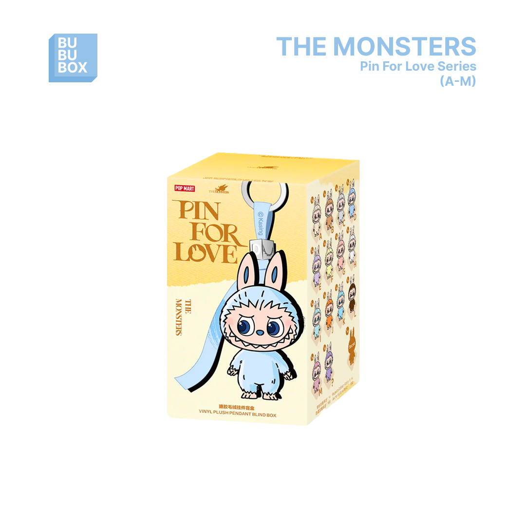 ピンズ・ピンバッジ・缶バッジ LABUBU THE MONSTERS PIN FOR LOVE (A-M) THE MONSTERS Pin for Love Blind Box (A-M) (Labubu V4) – BUBU BOX