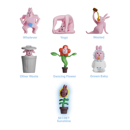 MY FRIEND RABBIT Abstract Rabbit Mini Series Blind Box