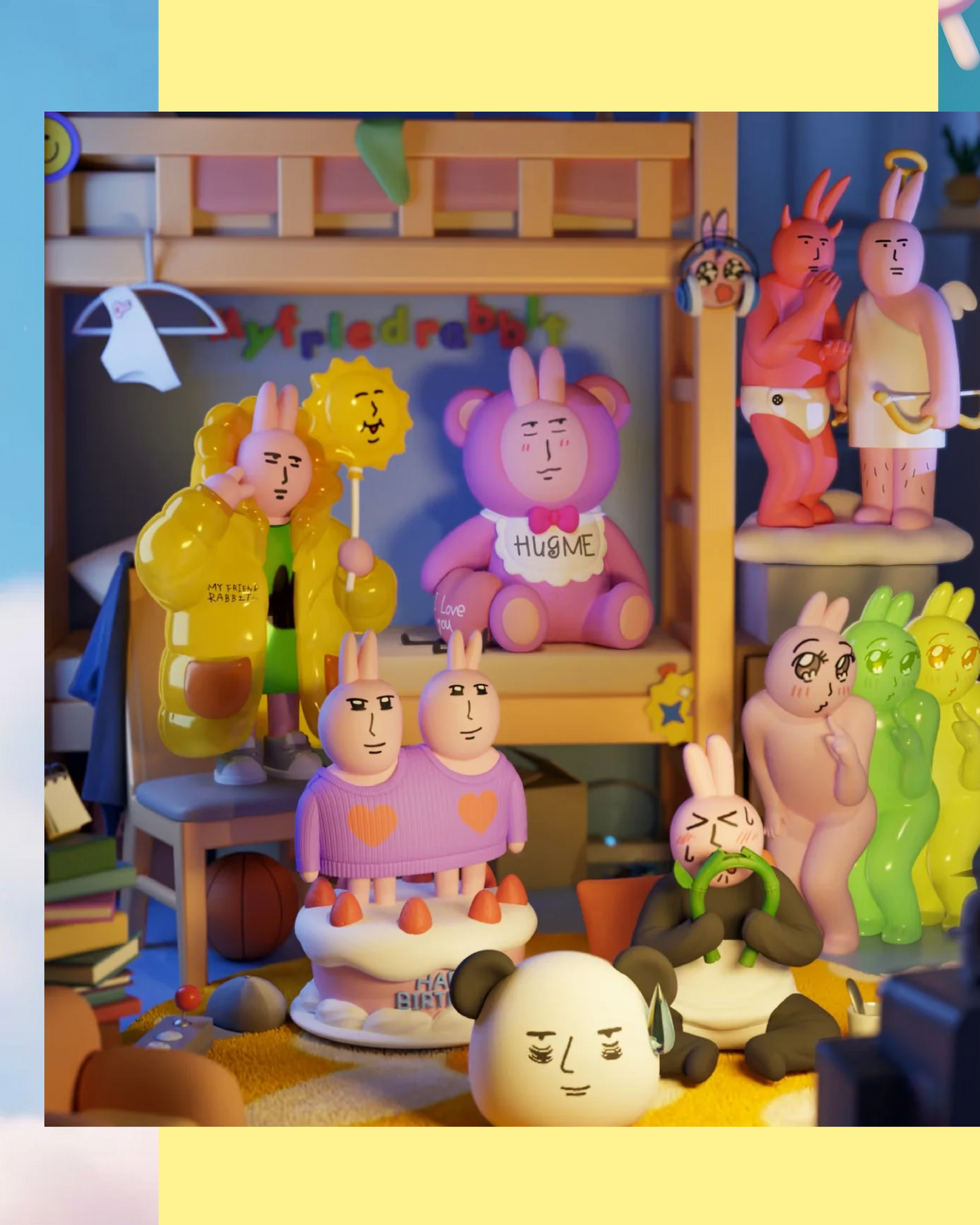 MY FRIEND RABBIT Beautiful Mood Series Blind Box